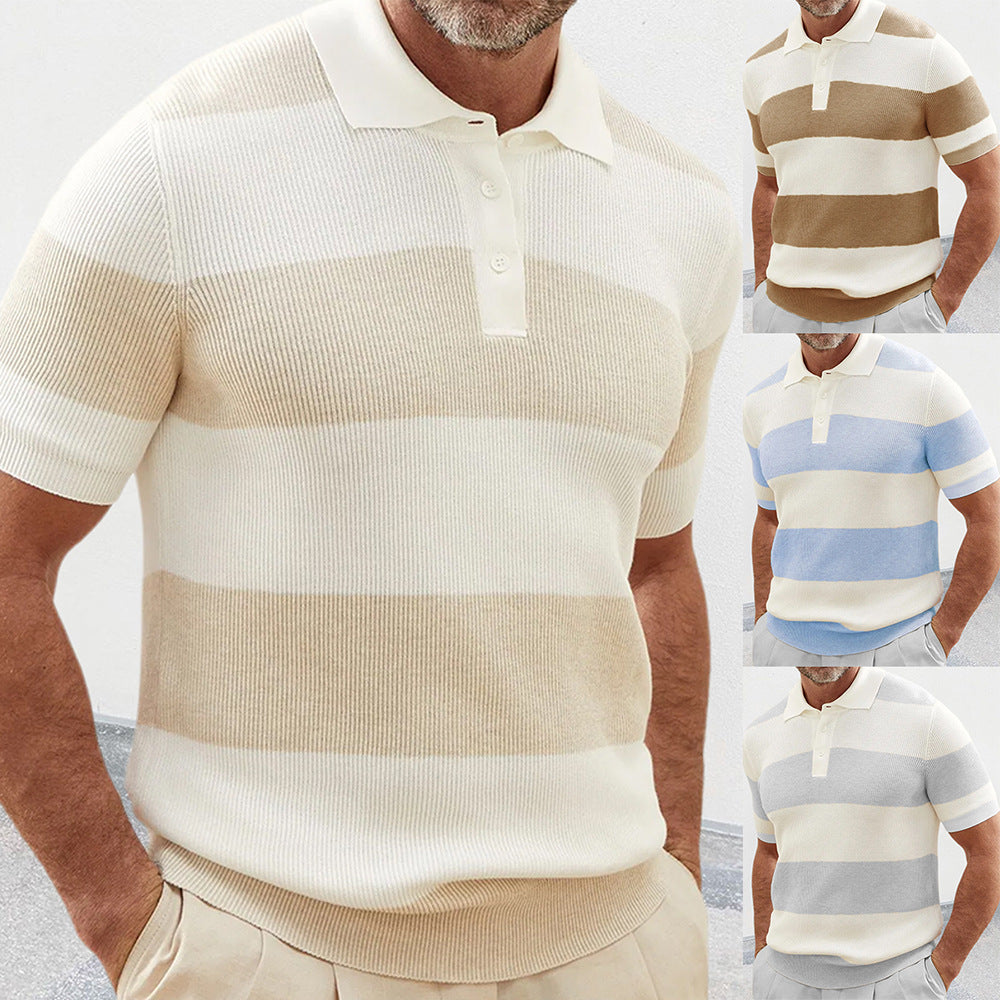 Mens Short Sleeve Sweater